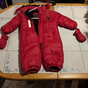 US polo assn.
24 month full body winter suit
